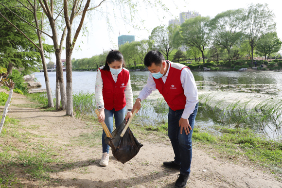 潍坊福彩志愿服务队开展“世界地球日”主题活动